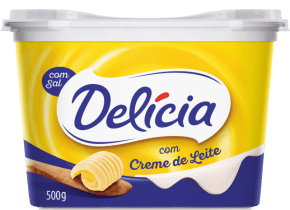 Delícia com creme de leite